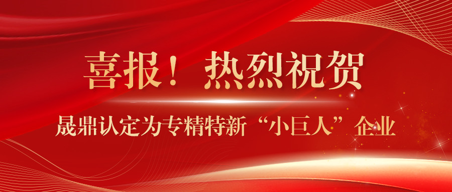 喜報(bào)！晟鼎認(rèn)定為專精特新“小巨人”企業(yè)
